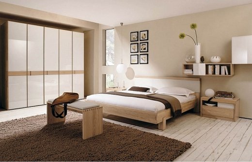 Sử dụng tông màu trầm ấm để cho không gian phòng ngủ ấm áp